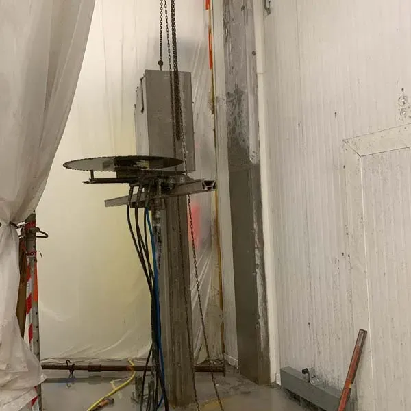 Travaux de sciage mur