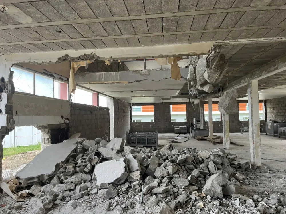 Démolition à Carrouges